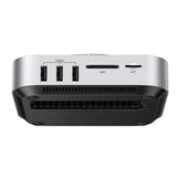Adaptor Hub pentru Mac Mini M4/M4 Pro, Ugreen Maxidok 10-in-1, Thunderbolt 5, M.2 NVMe SSD, Argintiu