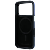 Husă pentru iPhone 18 Pro Max / iPhone 17 Pro Max, Karl Lagerfeld Grained Leather Embossed Ring MagSafe, Bleu