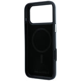 Husă pentru iPhone 17 Pro / iPhone 18 Pro, Karl Lagerfeld Grained Leather KH Metal MagSafe, Gri