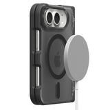 Husă pentru iPhone Duo, Spigen Ultra Hybrid Pro MagSafe, Gri