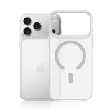 Husă pentru iPhone 17 Pro Max / iPhone 18 Pro Max, 3mk Smoke MagCase, Albă