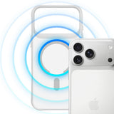 Husă pentru iPhone 17 Pro Max / iPhone 18 Pro Max, 3mk Smoke MagCase, Albă