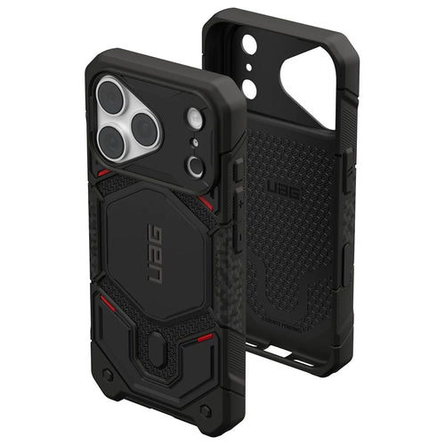 Husă pentru iPhone 17 Pro / iPhone 18 Pro, UAG Monarch Pro MagSafe, Kevlar, Neagră