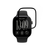 Folie pentru Apple Watch 12 46mm, Techsuit Nano Flex, set 2 bucăți, Neagră