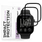 Folie pentru Apple Watch 12 46mm, Techsuit Nano Flex, set 2 bucăți, Neagră