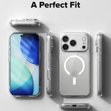 Husă pentru iPhone 17 Pro Max / iPhone 18 Pro Max, Ringke Fusion MagSafe, Transparentă mată