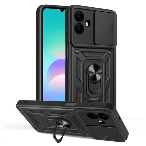 Husă pentru Samsung Galaxy A07 5G / A08 4G, Techsuit CamShield Series, Neagră