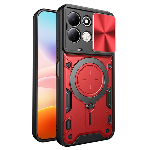 Husă pentru Xiaomi Redmi 17 4G / Redmi 17 5G, Techsuit CamGuard Pro, Roșie