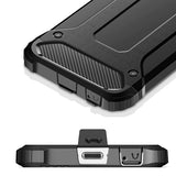 Husa OEM compatibila cu Huawei Y5 (2019), Antisoc, silicon, policarbonat, Negru