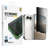 Folie telefon pentru iPhone Duo, Lito D+ Max Strong Privacy, Neagră