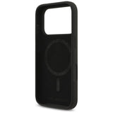 Husă pentru iPhone 17 Pro Max / iPhone 18 Pro Max, Karl Lagerfeld Silicone KC Body Ring MagSafe, Neagră
