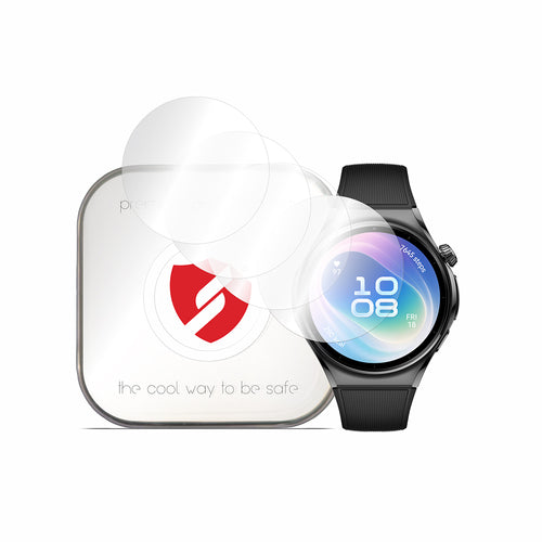 Folie pentru Huawei Watch 6 46mm, Smart Protection Premium Classic, set 4 bucăți, Transparentă