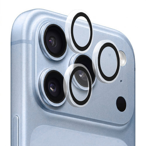 Folie pentru iPhone 18 Pro / iPhone 18 Pro Max, Blueo Original Metal Frame Lens Glass, Transparentă