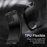 Husă pentru Xiaomi Redmi 17C 5G, Techsuit Carbon Silicone, Albastră