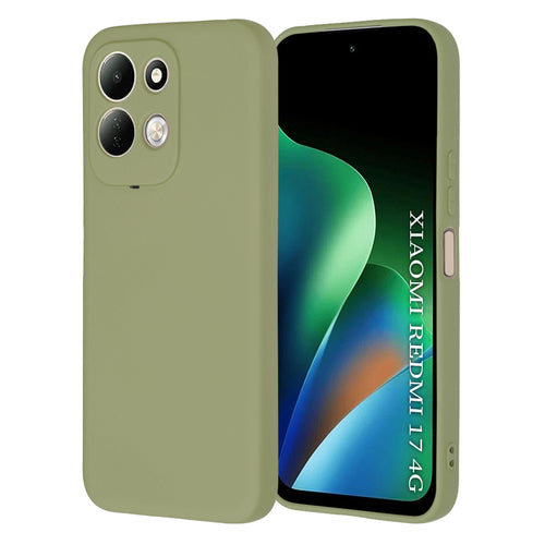 Husă pentru Xiaomi Redmi 17 4G / Redmi 17 5G, Techsuit SoftFlex, Verde