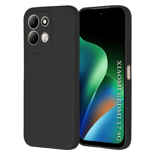Husă pentru Xiaomi Redmi 17 4G / Redmi 17 5G, Techsuit SoftFlex, Neagră