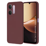 Husă pentru Xiaomi Redmi 17C 5G, Techsuit SoftFlex, Bordo