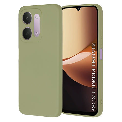 Husă pentru Xiaomi Redmi 17C 5G, Techsuit SoftFlex, Verde