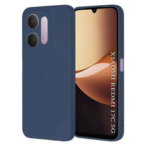 Husă pentru Xiaomi Redmi 17C 5G, Techsuit SoftFlex, Bleumarin