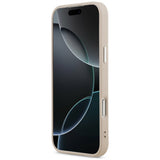 Husă pentru iPhone 17 Pro Max / iPhone 18 Pro Max, Guess Hardcase Triangle Logo MagSafe, Roz