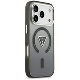 Husă pentru iPhone 17 Pro Max / iPhone 18 Pro Max, Guess IML Gradient Triangle MagSafe, Neagră