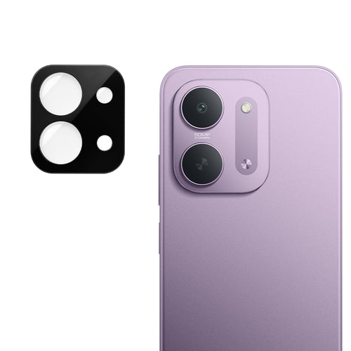 Folie pentru camera foto pentru Xiaomi Redmi 17C 5G, Techsuit Full Camera Glass, Neagră