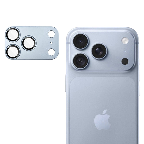 Folie camera pentru iPhone 18 Pro, Techsuit Full Camera Glass, Bleu