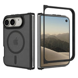 Husă pentru iPhone Duo, Techsuit PureFrost MagSafe, Neagră frost