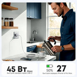 Încărcător Anker Nano A2692, GaN, Fast Charge, USB-C, 45W, Alb