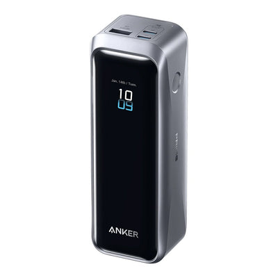 Baterie externa Anker Power Bank Prime, 2x USB-C, USB, Fast Charging, 20100mAh, 220W, Display Digital, Neagra