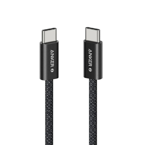 Cablu USB-C la USB-C Anker Zolo A8060H12, Ultra-Fast Charging, 240W, PD 3.1, împletit, 1.8m, Negru