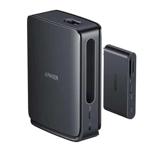 Adaptor Hub Anker Nano A83C3311, 13 in 1, Triple Display, Fast Charging 100W, 10Gbps, Negru