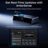 Adaptor Hub pentru laptop Anker Prime 14-in-1, DisplayLink 8K, Triple Display, Fast Charging 140W, Gri
