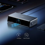 Adaptor Hub pentru laptop Anker Prime 14-in-1, DisplayLink 8K, Triple Display, Fast Charging 140W, Gri