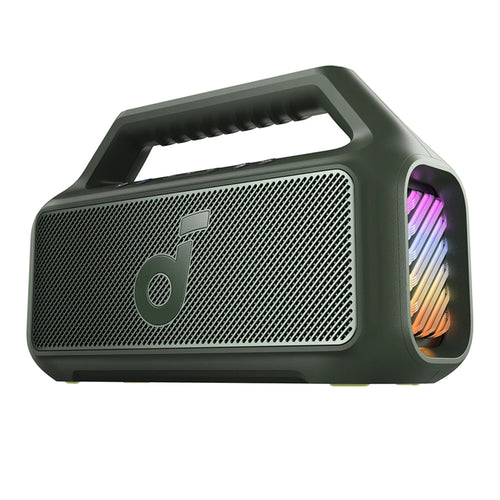 Boxa portabilă Anker Soundcore Boom 2, Bluetooth 6.0, RGB, IPX7, 80W, BassUp 2.0, Verde