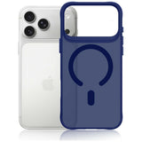 Husă pentru iPhone 17 Pro / iPhone 18 Pro, 3mk Smoke MagCase, Albastră