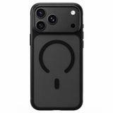 Husă pentru iPhone 17 Pro / iPhone 18 Pro, Blueo Skin Friendly Frosted Anti-Drop MagSafe, Neagră