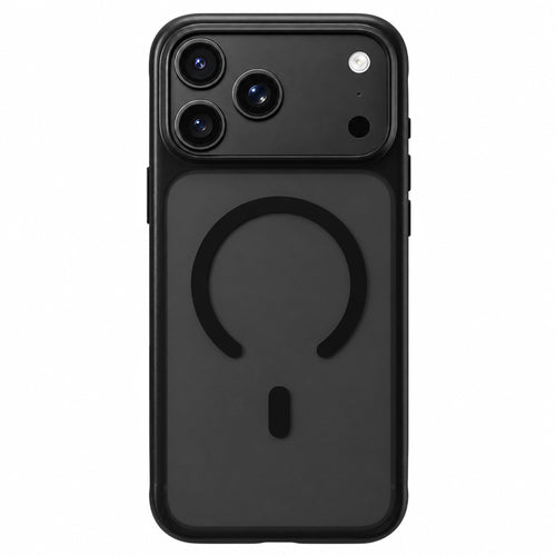 Husă pentru iPhone 17 Pro Max / iPhone 18 Pro Max, Blueo Skin Friendly Frosted Anti-Drop MagSafe, Neagră