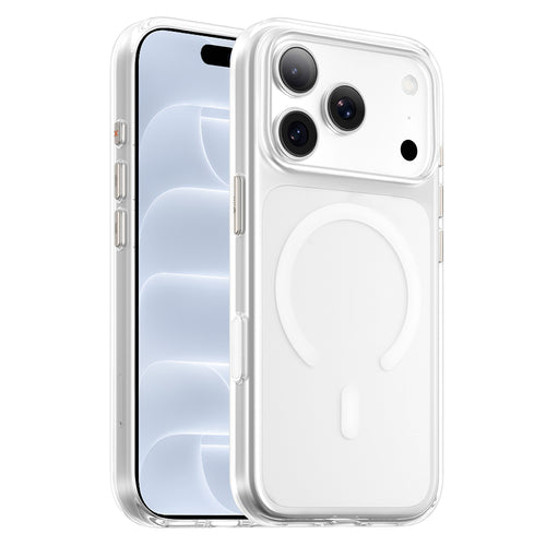Husă pentru iPhone 17 Pro / iPhone 18 Pro, Blueo Crystal Pro Anti-Drop MagSafe, Transparentă