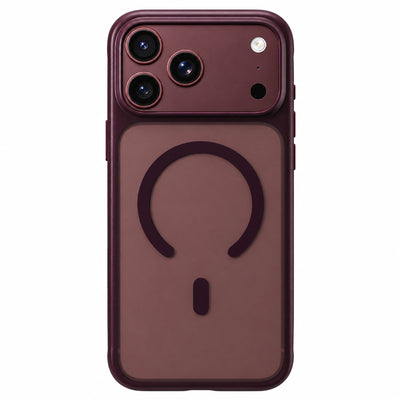 Husă pentru iPhone 17 Pro / iPhone 18 Pro, Blueo APE Anti-Drop MagSafe Series, Bordo