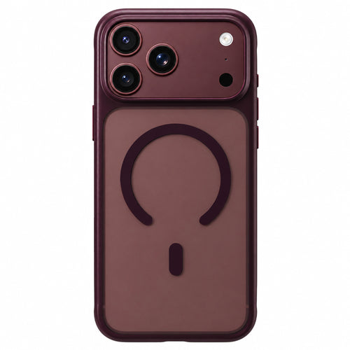 Husă pentru iPhone 17 Pro / iPhone 18 Pro, Blueo APE Anti-Drop MagSafe Series, Bordo