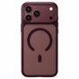 Husă pentru iPhone 17 Pro / iPhone 18 Pro, Blueo APE Anti-Drop MagSafe Series, Bordo
