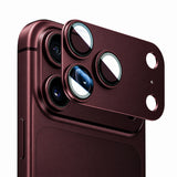 Folie protectie camera pentru iPhone 18 Pro, Blueo Integrated Metal Camera Lens Protector, Bordo
