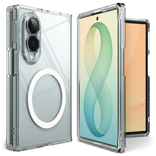 Husă pentru Samsung Galaxy Z Fold8, Ringke Fusion MagSafe, Transparentă