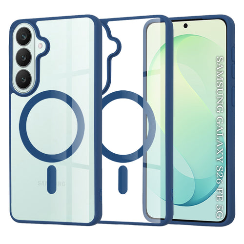 Husă pentru Samsung Galaxy S26 FE, Techsuit MagSafe Pro, Albastră