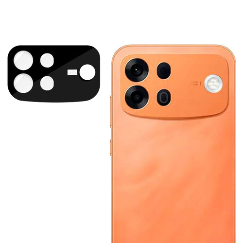 Folie pentru camera foto pentru Oppo A7 Pro Max, Techsuit Full Camera Glass, Neagră