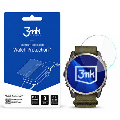 Folie pentru Garmin Enduro 4, 3mk FlexibleGlass, pachet 3 bucăți, Transparentă