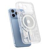 Husă pentru iPhone 17 Pro Max / iPhone 18 Pro Max, Spigen Ultra Hybrid MagFit, Albă