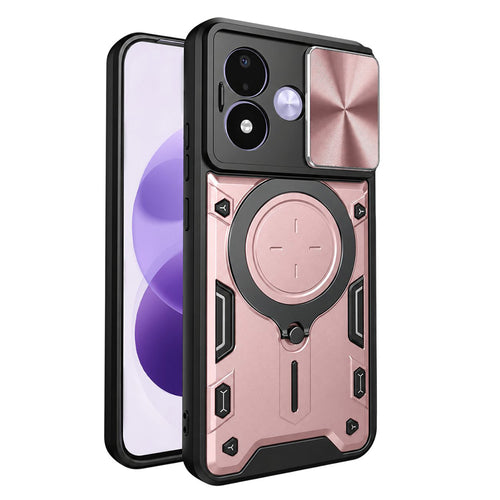 Husă pentru Xiaomi Redmi Note 17 4G / Redmi Note 17 5G, Techsuit CamGuard Pro, Roz auriu