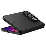 Husă pentru iPhone Duo, Spigen Thintech Pro MagSafe, Neagră